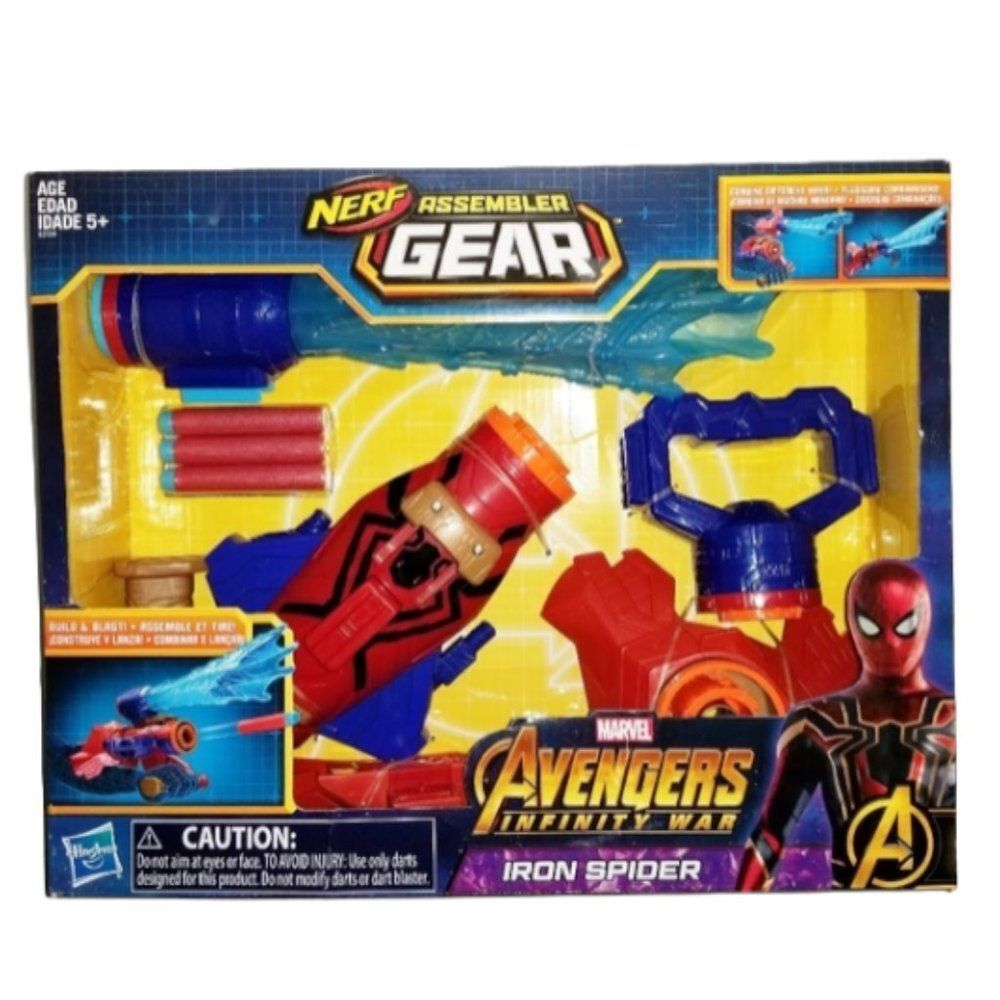 NERF Assembler Gear Marvel Avengers Infinity War Iron Spider